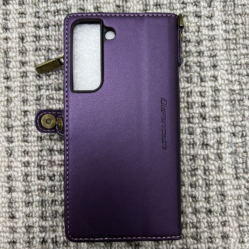 Defencase Compatible with Samsung Galaxy S21 5G Case Wallet with RFID Blocking